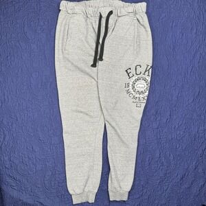 ECKO UNLTD Mens Joggers Sweatpants Gray Logo Athletic‎ Casual Comfort Fit